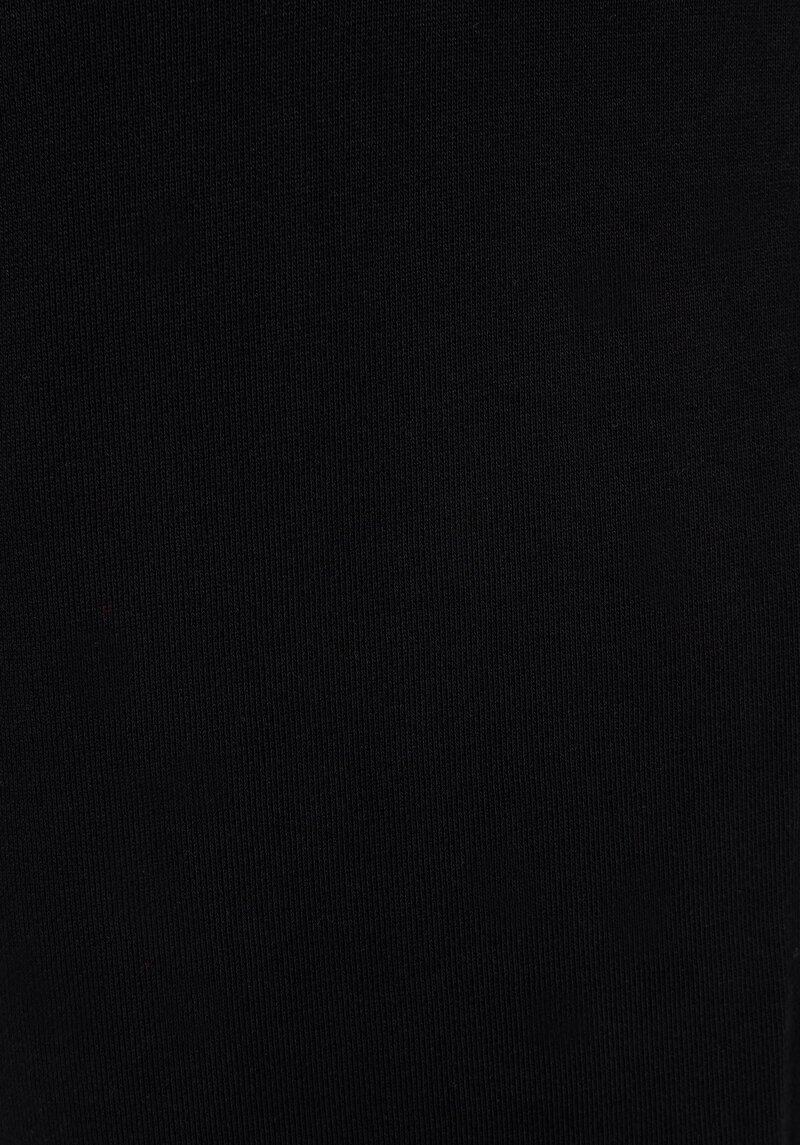 Comfort Fit Orta Bel Düz Erkek Siyah Eşofman Altı