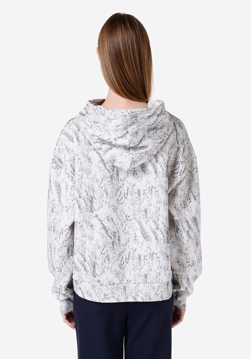 Regular Fit Kadın Gri Sweatshirt