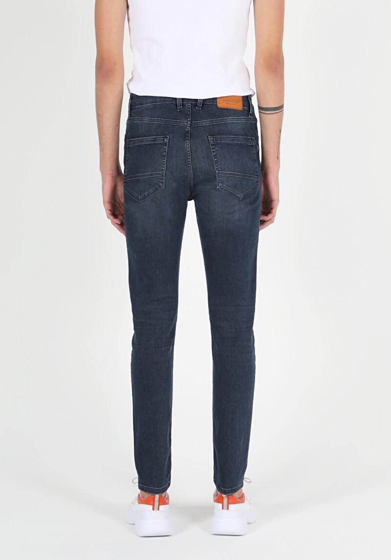 035 Ryan Yüksek Bel Dar Paça Skinny Fit Jean Erkek Jean Pantolon