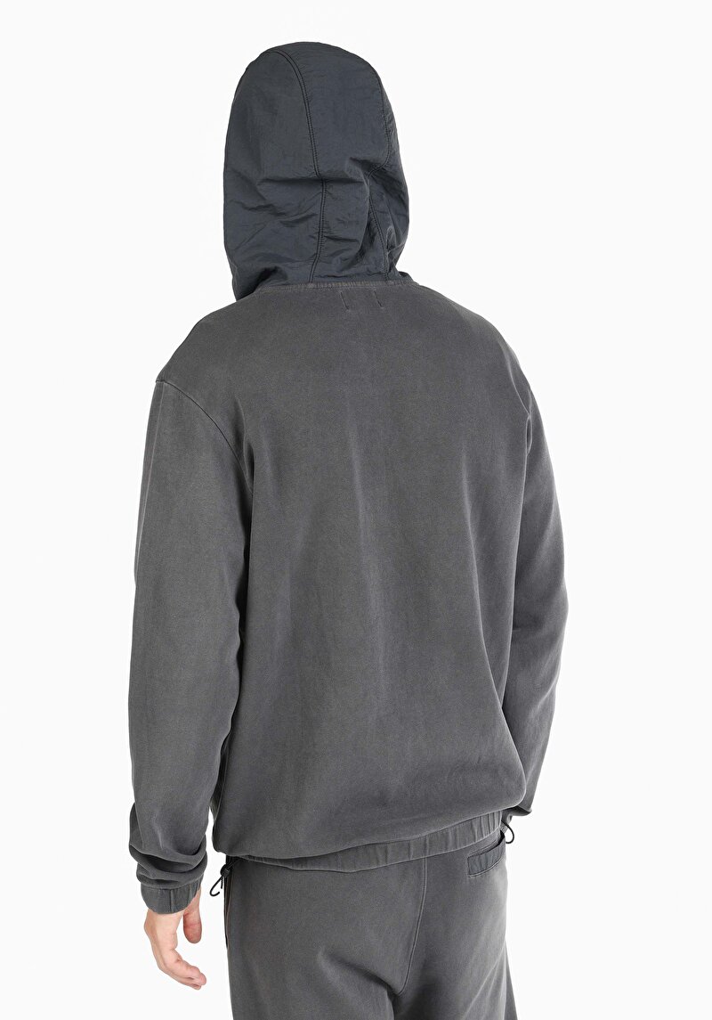 Regular Fit Erkek Gri Örme Ceket