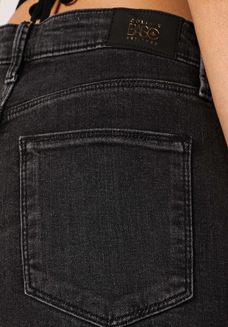 Regular Fit Orta Bel Bootcut Kadın Denim Jean Pantolon
