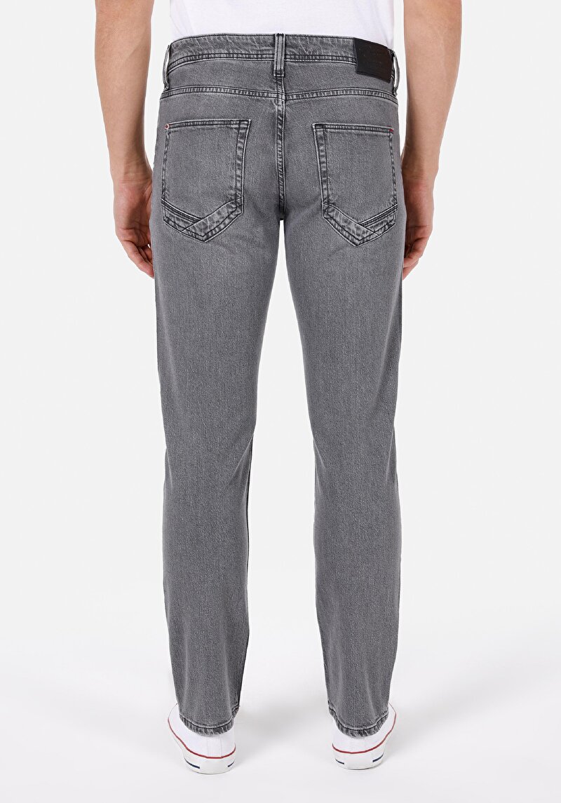 Straight Fit Erkek Siyah Jean Pantolon