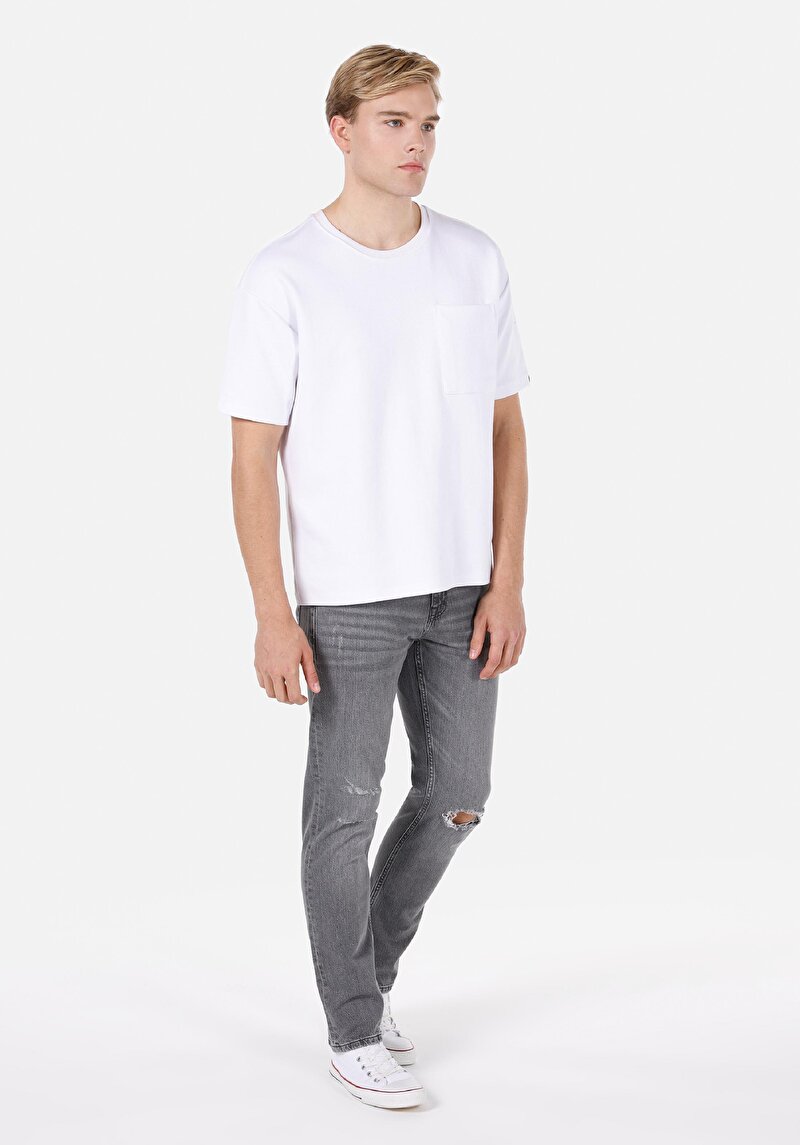 Straight Fit   Erkek Siyah Jean Pantolon