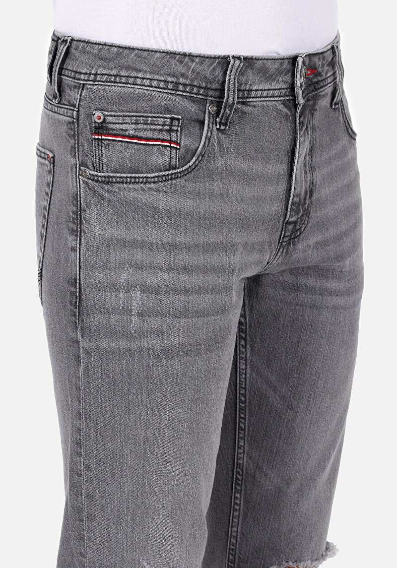 Straight Fit   Erkek Siyah Jean Pantolon