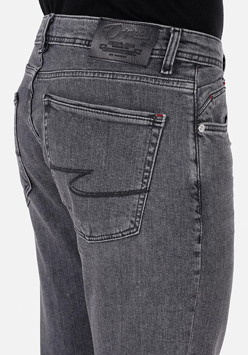 Regular Fit   Erkek Siyah Jean Pantolon