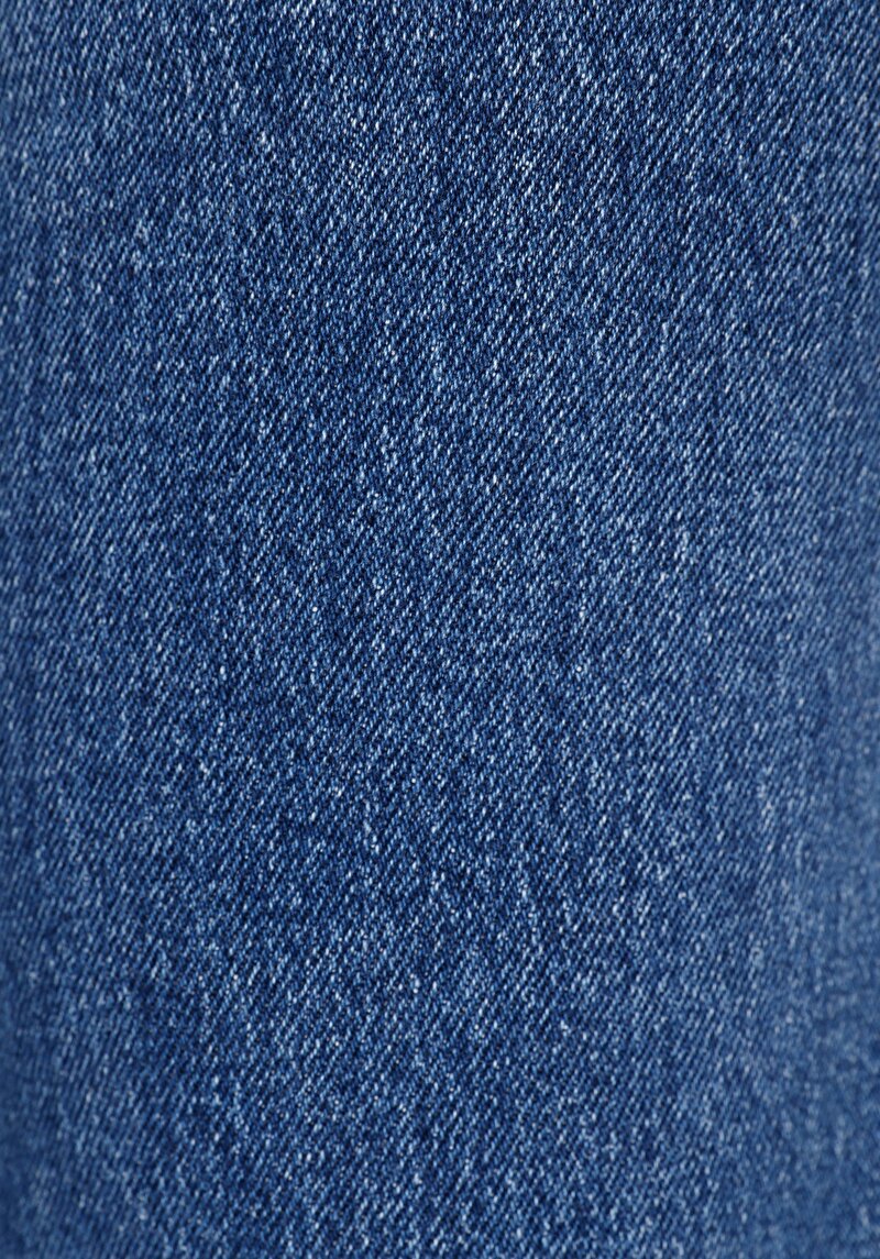 Slim Fit Orta Bel Daralan Paça Kadın İndigo Jean Pantolon