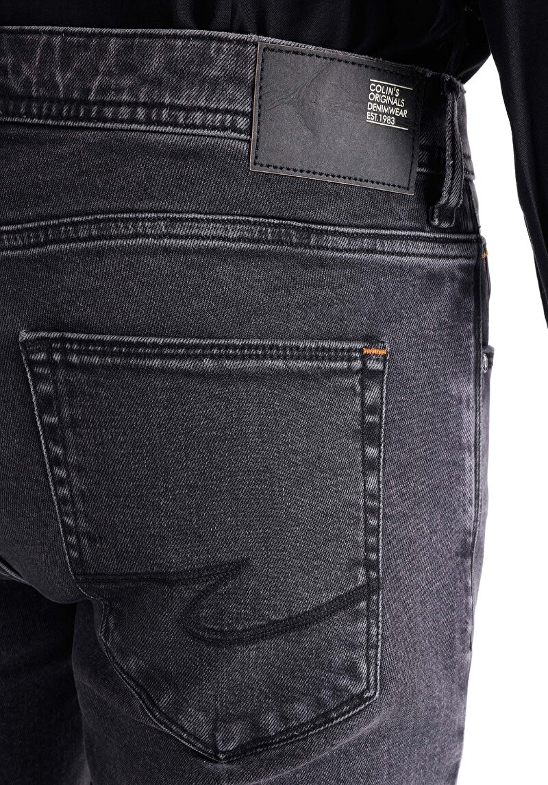 Straight Fit Düşük Bel Düz Paça Erkek Denim Jean Pantolon