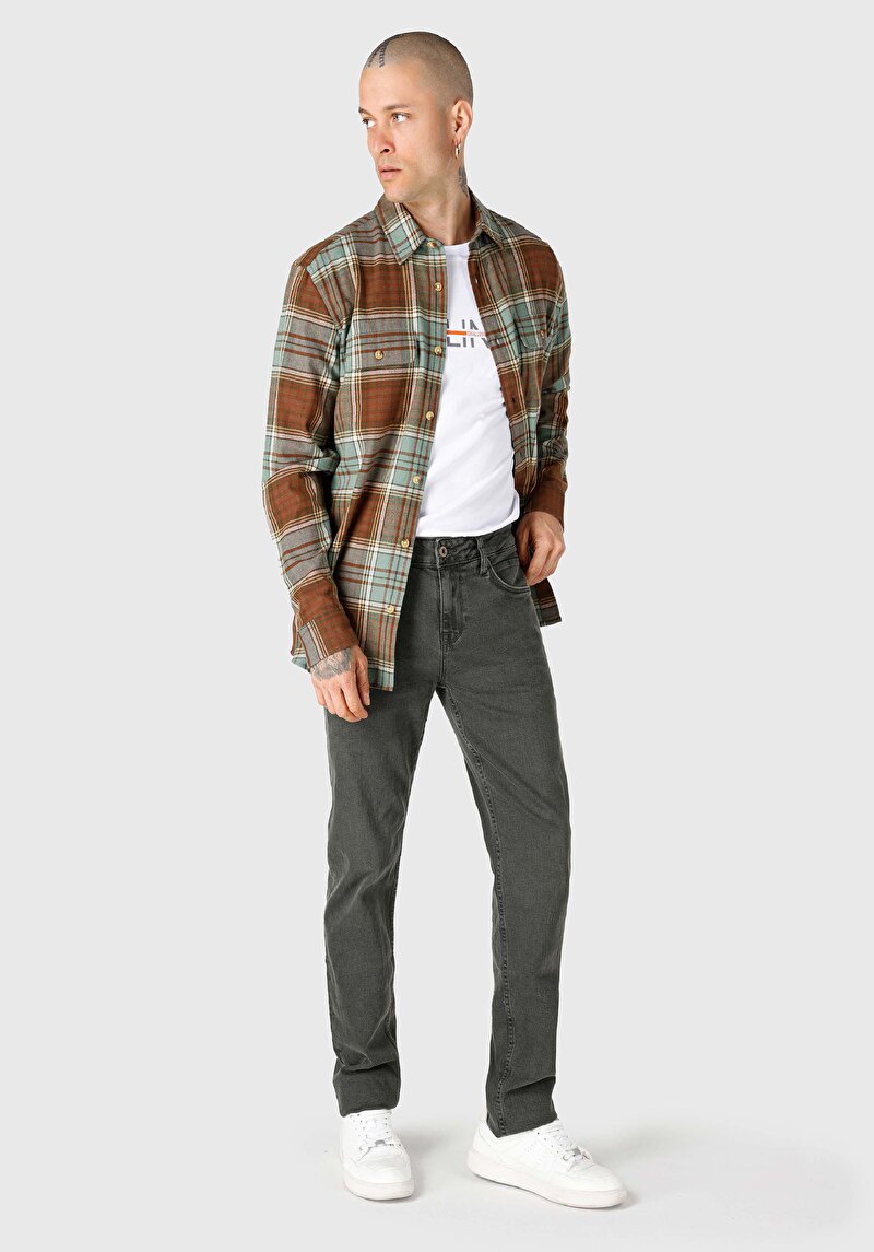 Straight Fit Erkek Siyah Jean Pantolon