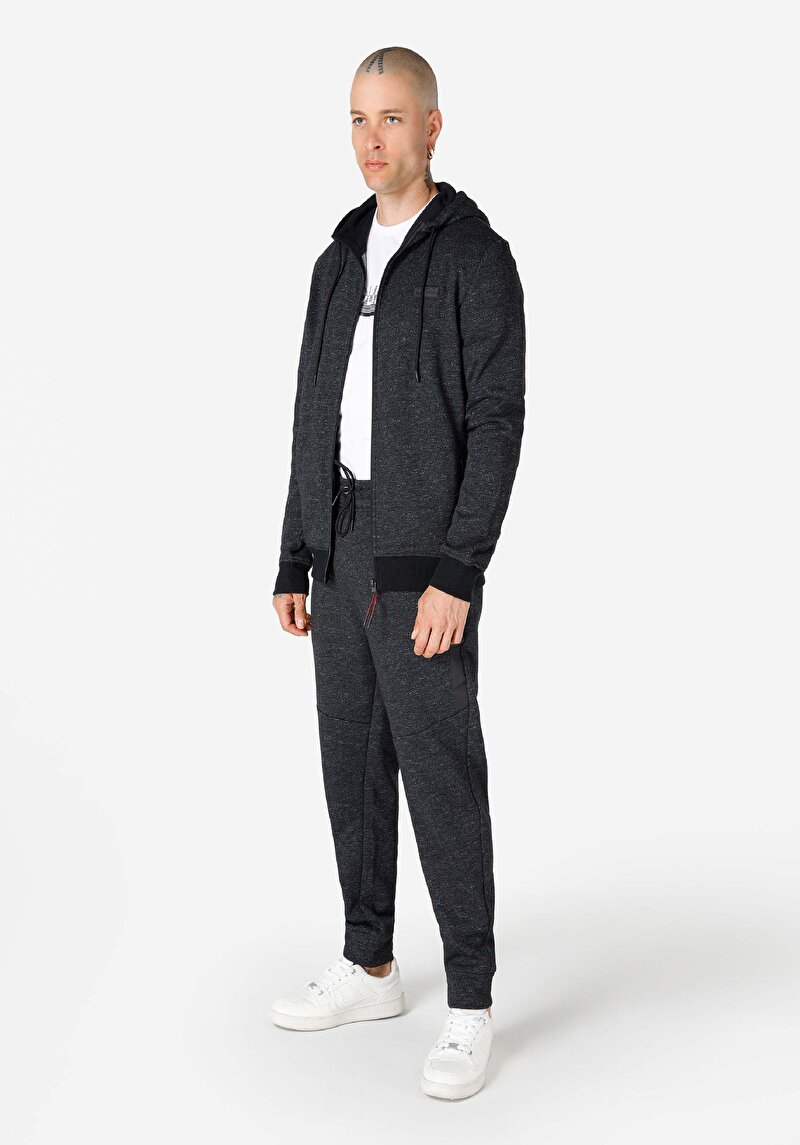 Slim Fit Erkek Antrasit Sweatshirt