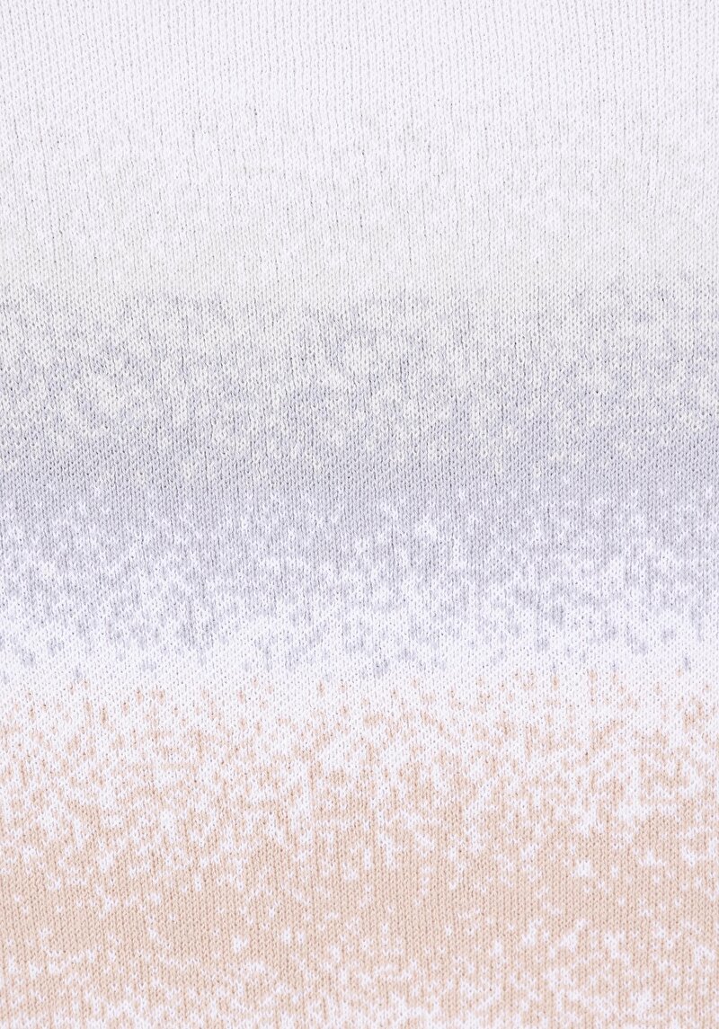 Regular Fit Yuvarlak Yaka Jakarlı Erkek Bej Kazak