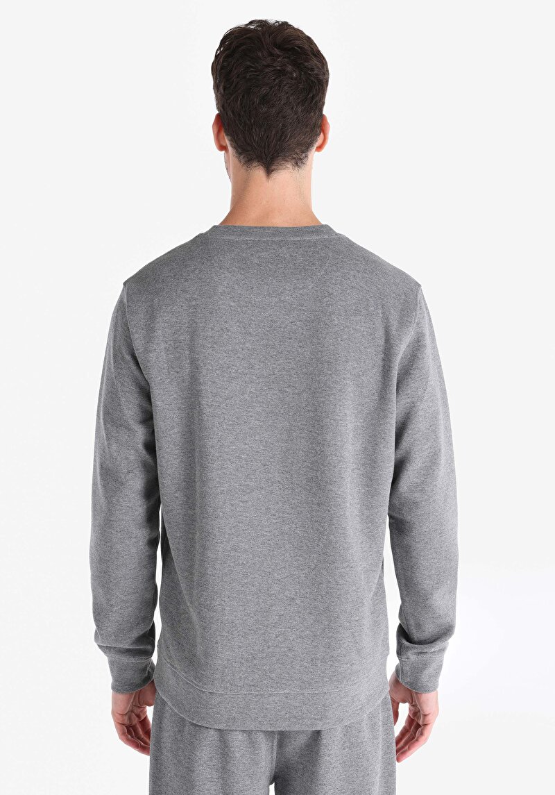 Regular Fit Erkek Antrasit Sweatshirt
