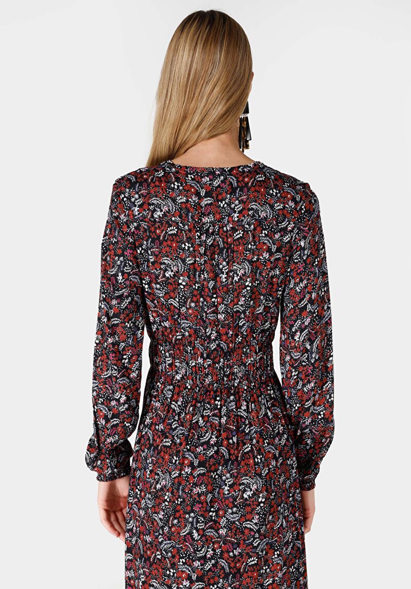 Regular Fit Kadın Çok Renkli Elbise