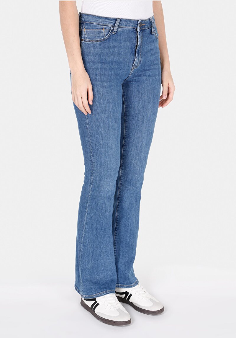 Slim Fit Kadın Denim Jean Pantolon