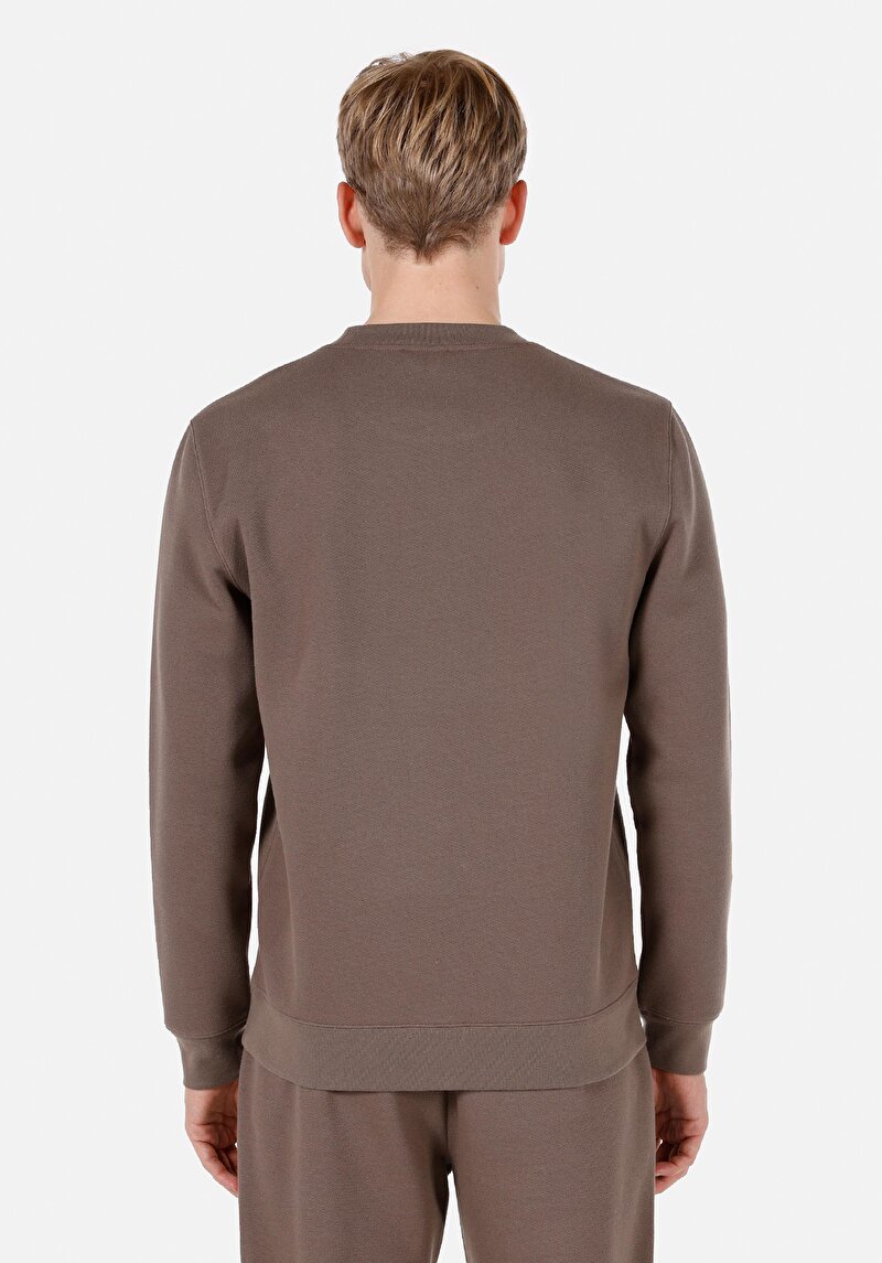 Regular Fit Erkek Gri Sweatshirt