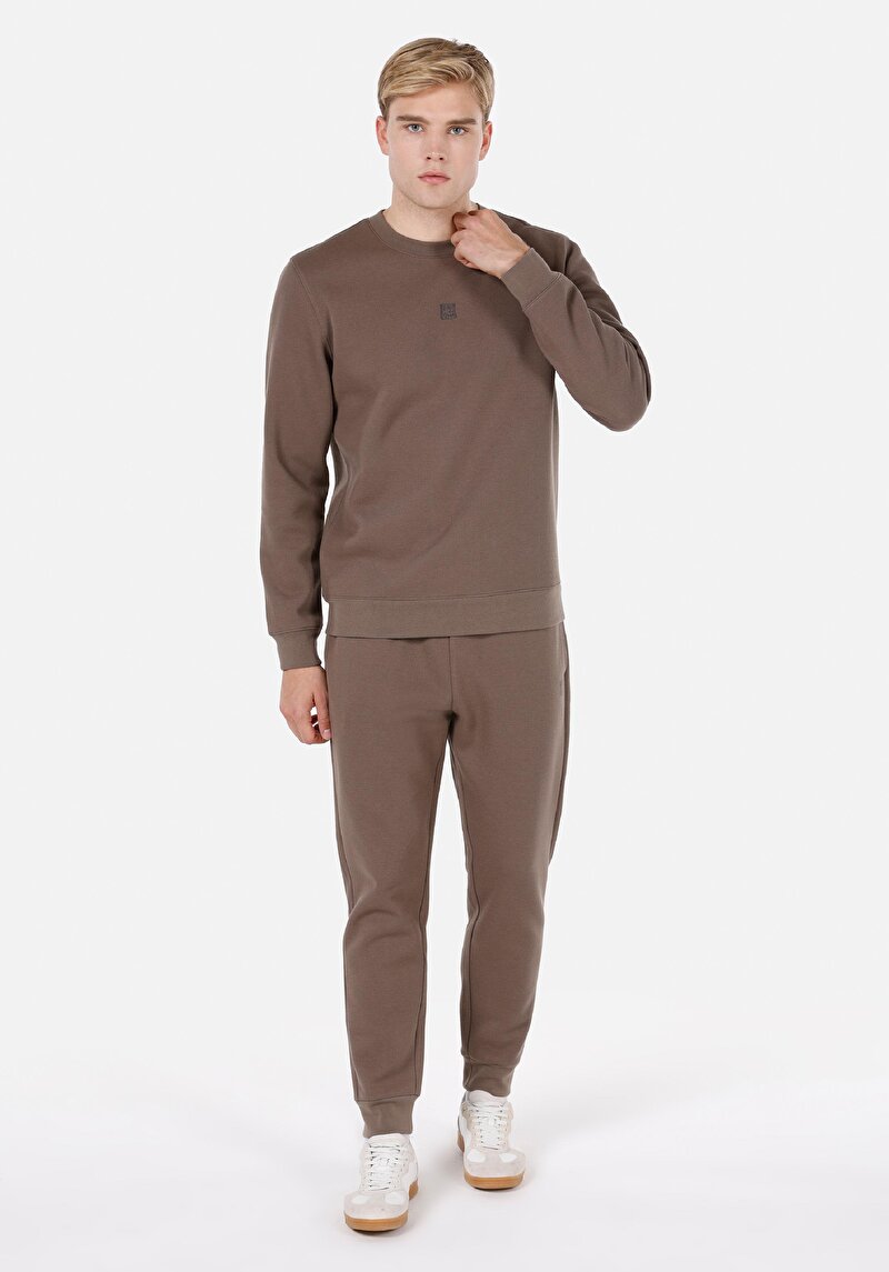 Regular Fit Erkek Gri Sweatshirt