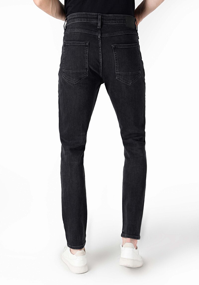 Regular Fit   Erkek Siyah Jean Pantolon