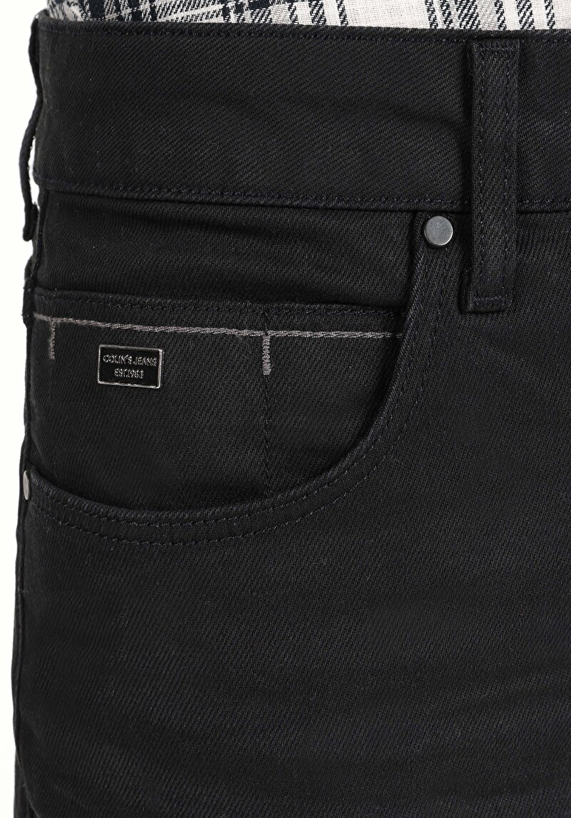 Straight Fit   Erkek Siyah Jean Pantolon