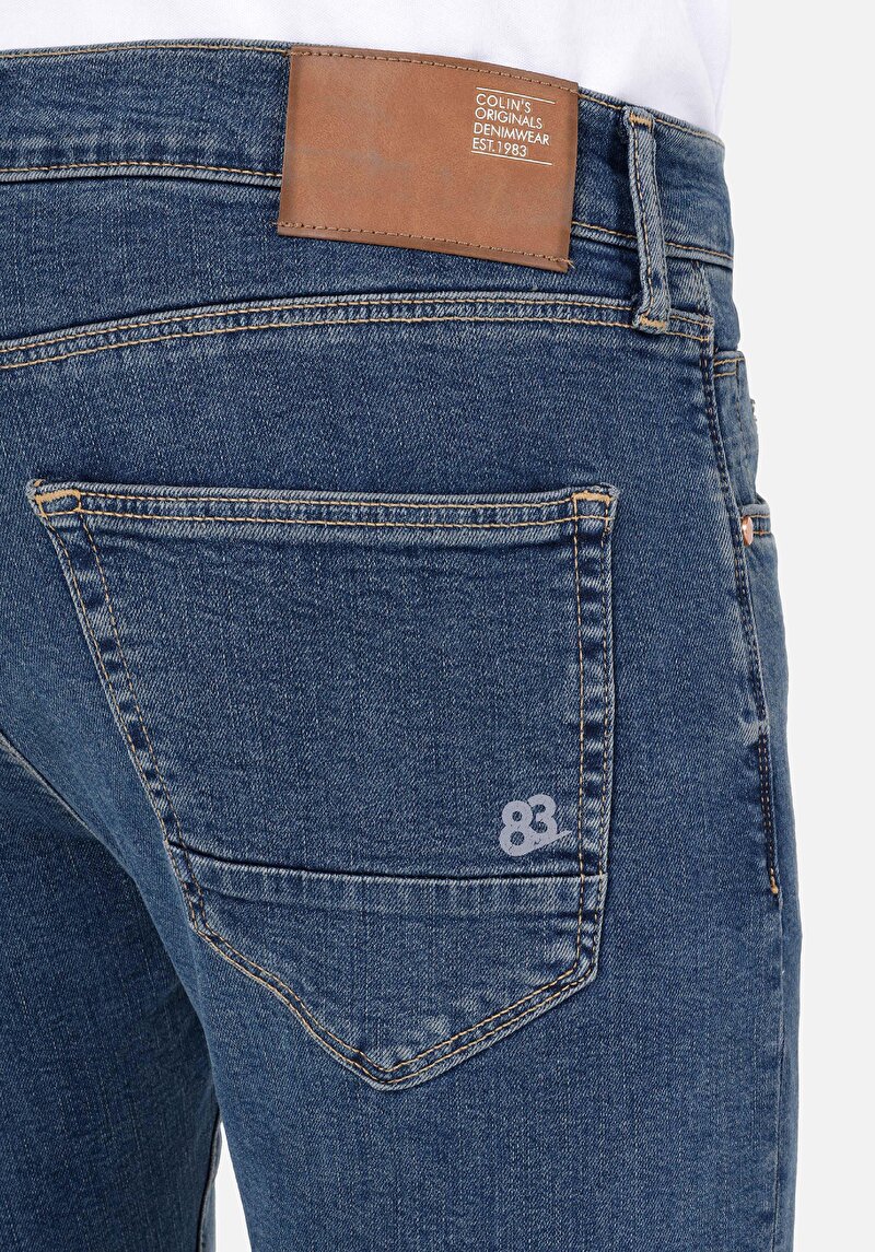 Skinny Fit Düşük Bel Dar Paça Erkek Denim Jean Pantolon