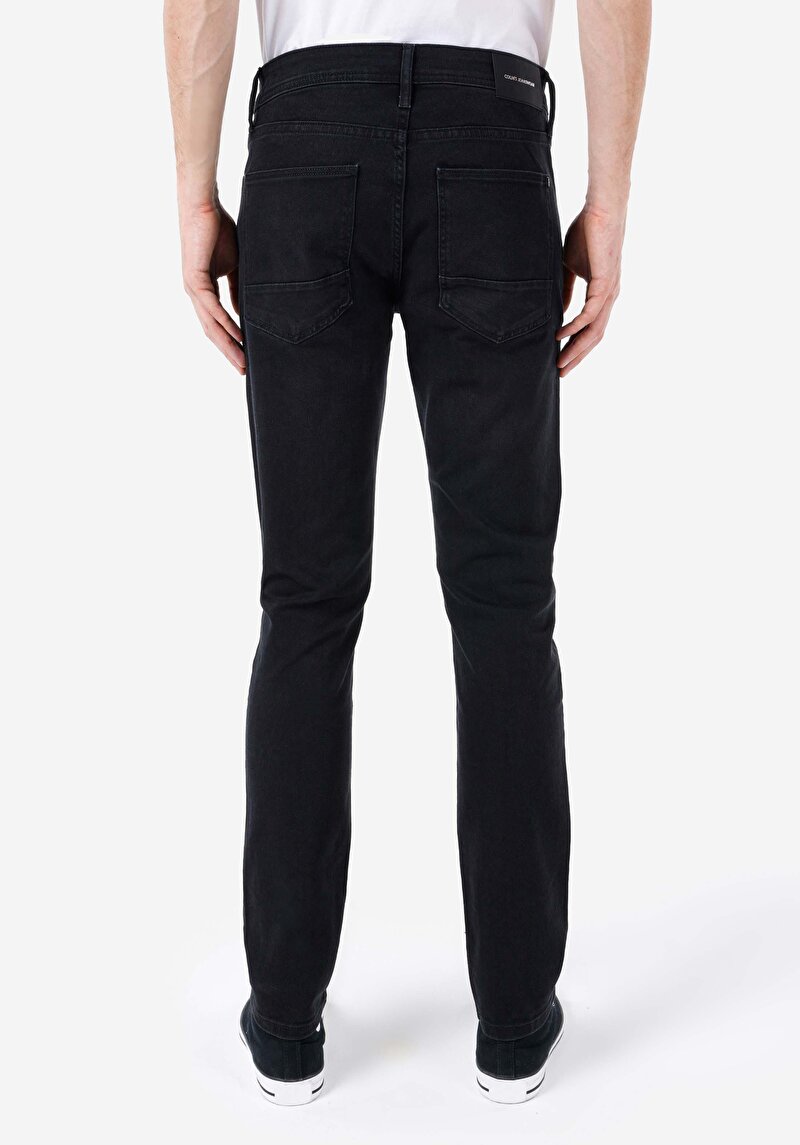 Straight Fit Erkek İndigo Jean Pantolon