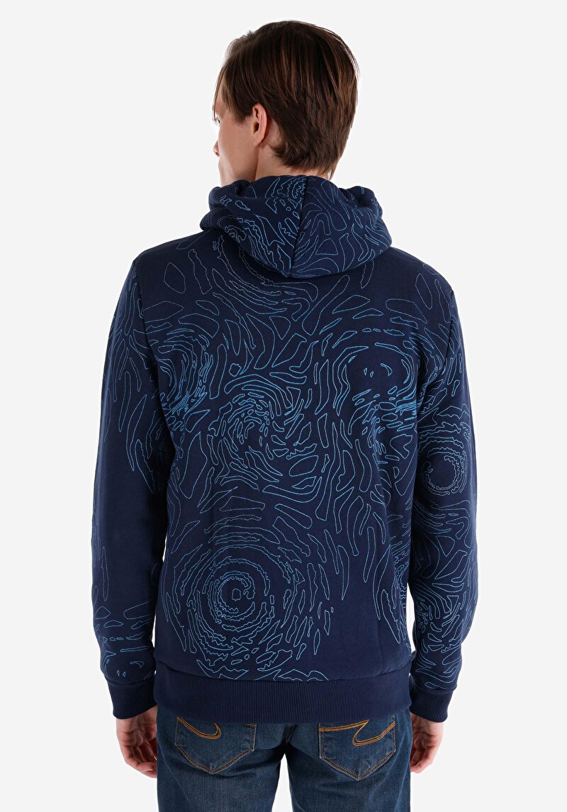 Regular Fit Erkek Lacivert Sweatshirt