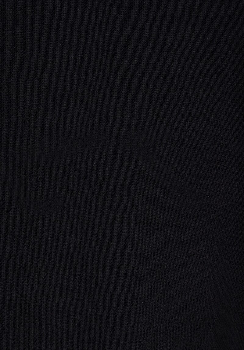 Comfort Fit Erkek Örme Siyah Sweatshirt