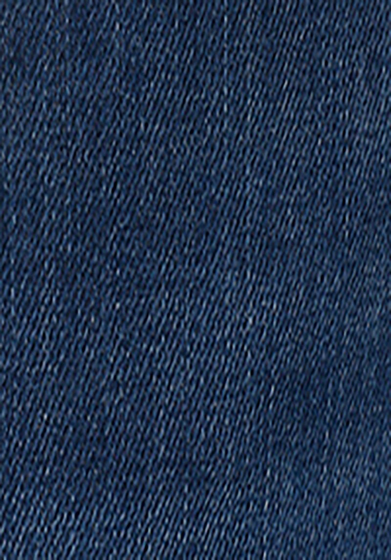 Skinny Fit Yüksel Bel Süper Dar Paça Cepli Kadın İndigo Jean Pantolon