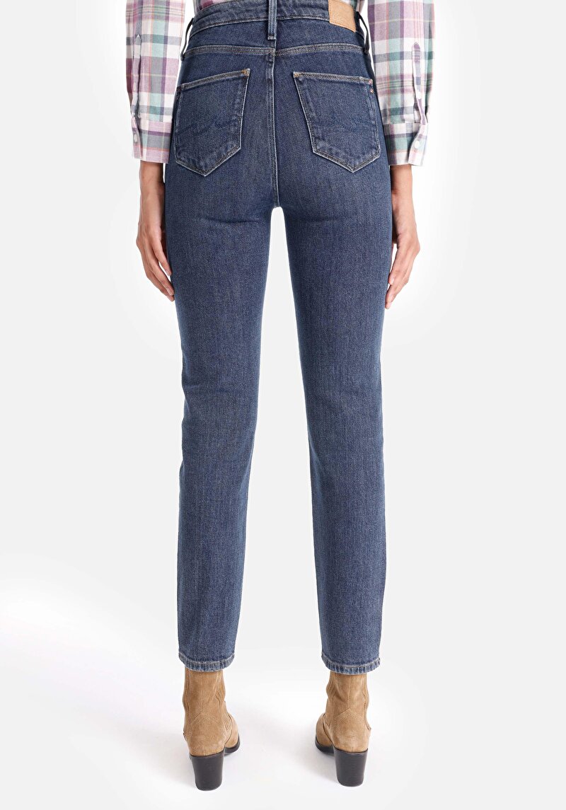 Slim Fit Kadın Denim Jean Pantolon