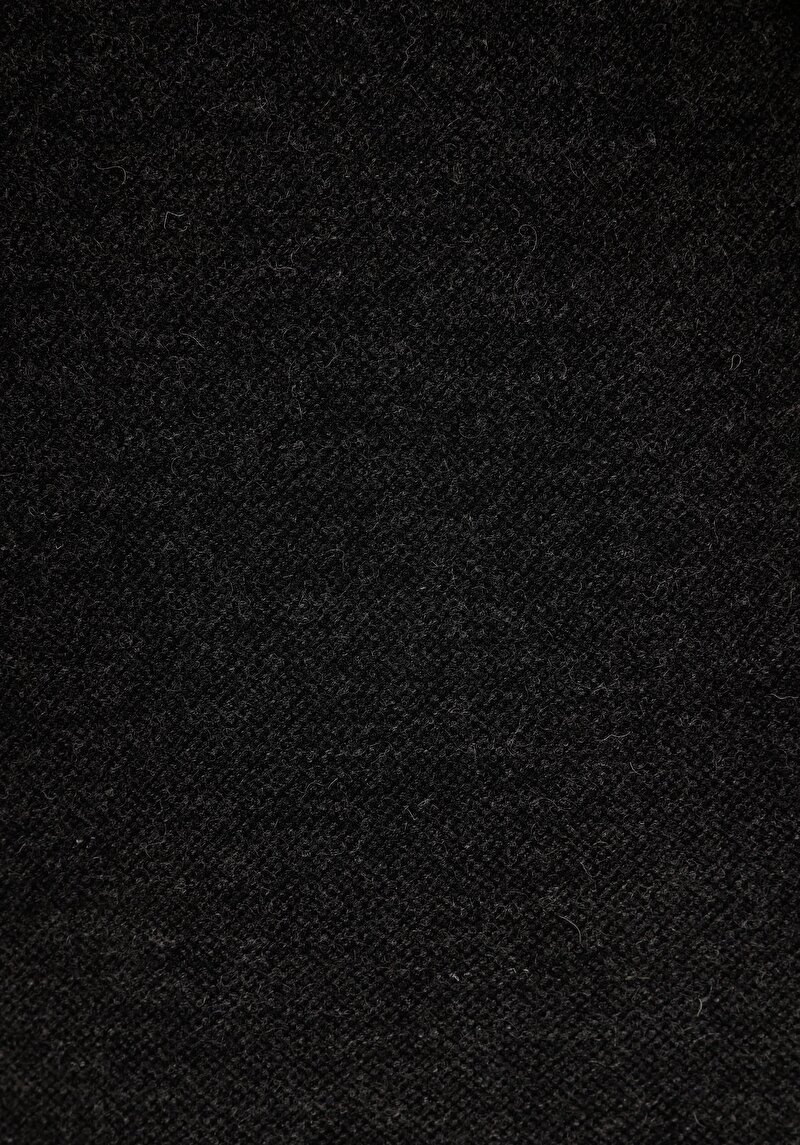 Regular Fit Yüksek Bel Düz Paça Kadın Antrasit  Pantolon