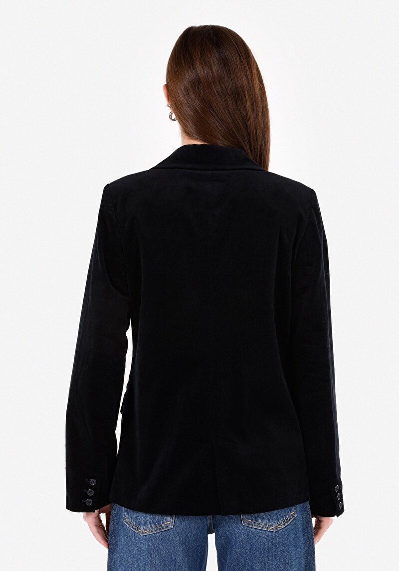 Regular Fit Kadın Lacivert Ceket