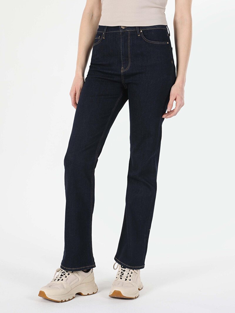 Regular Fit   Kadın Denim Jean Pantolon