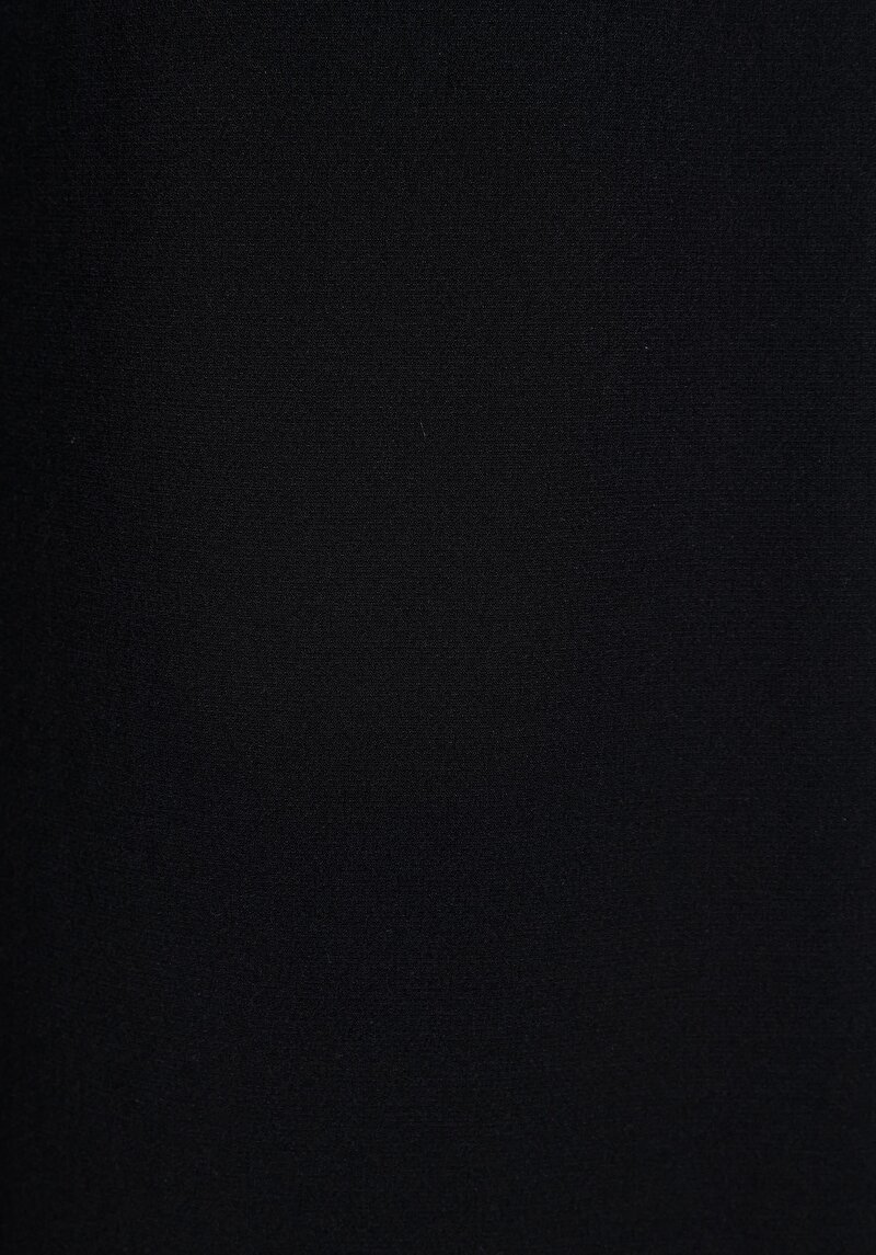 Regular Fit Düşük Bel Geniş Paça Kadın Siyah  Pantolon