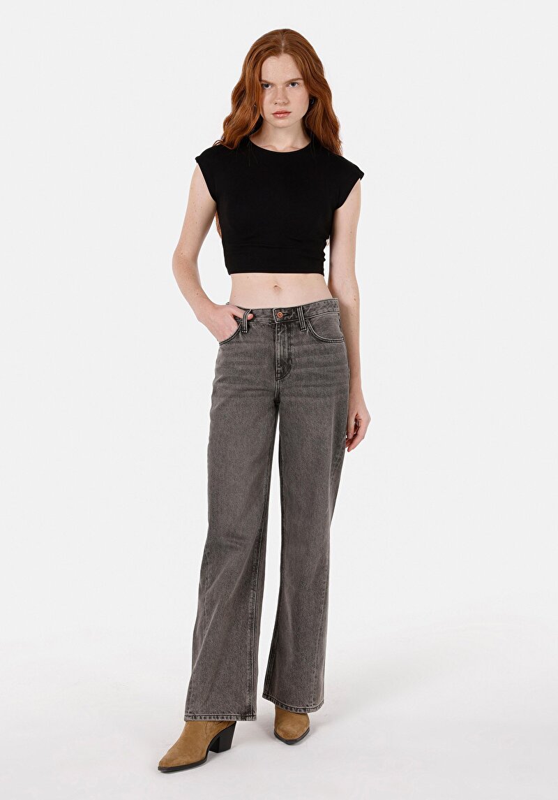 Regular Fit   Kadın Denim Jean Pantolon