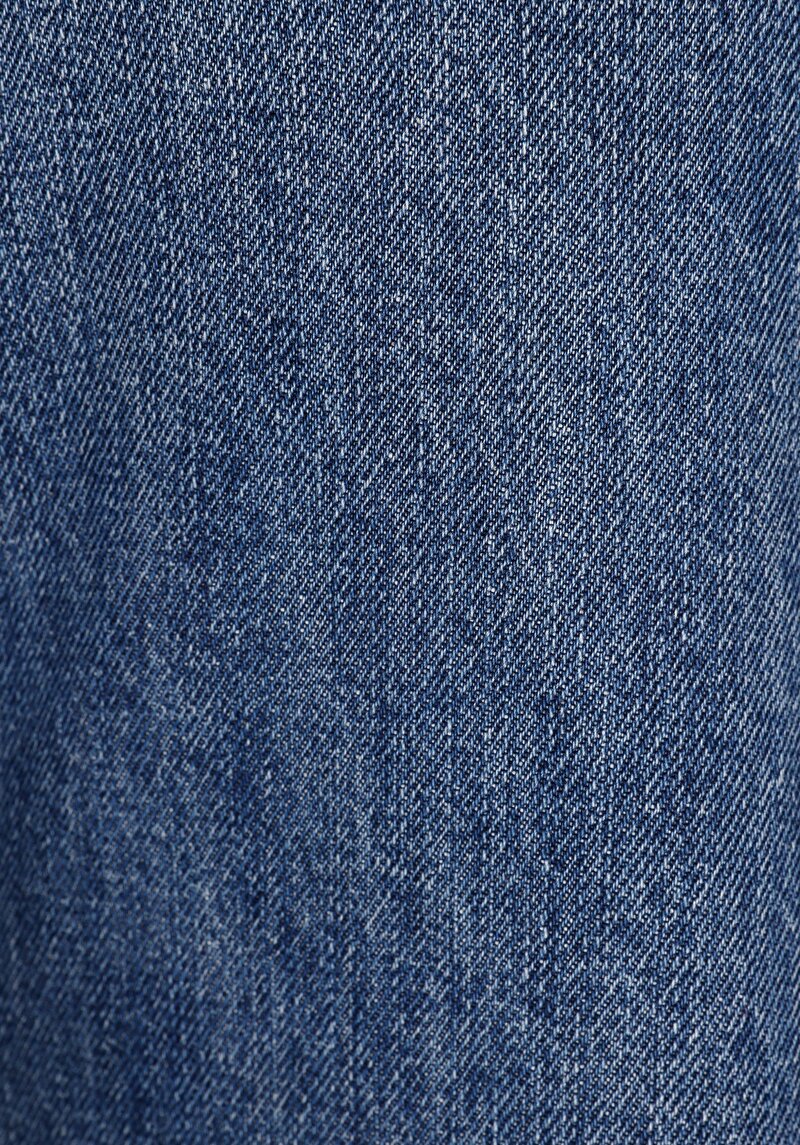 Regular Fit Yüksel Bel Geniş Paça Kadın İndigo Jean Pantolon