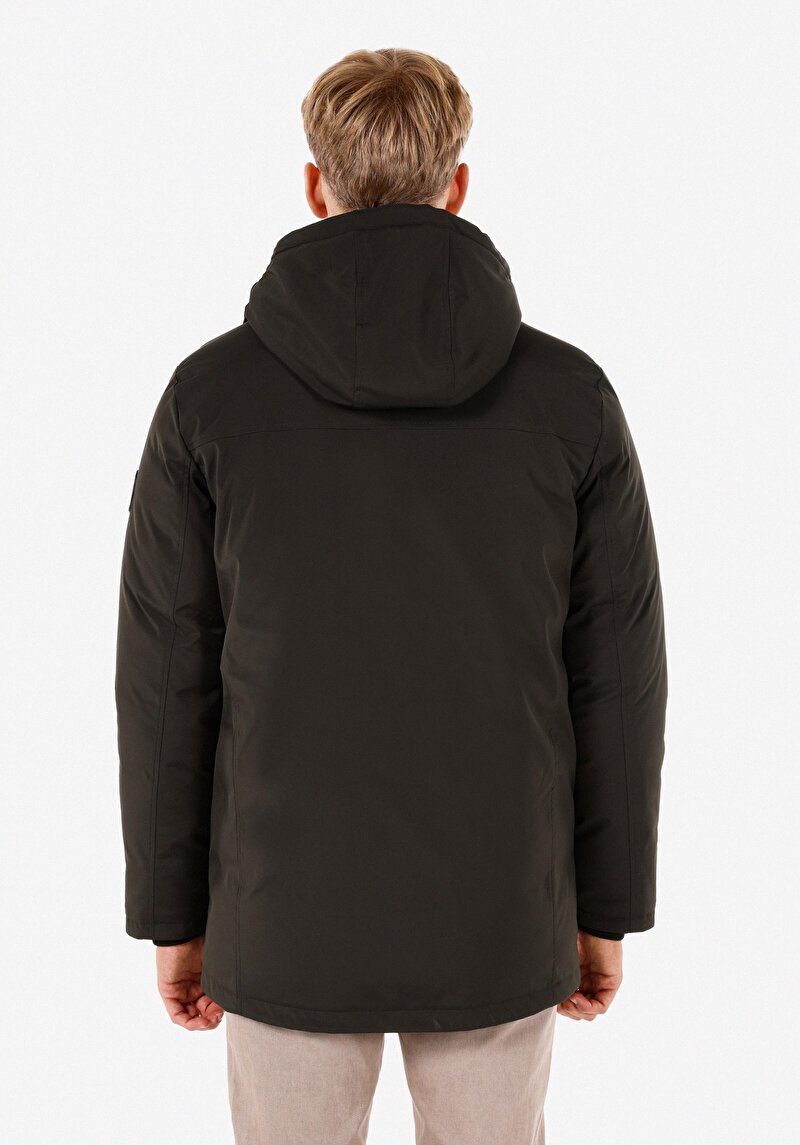 Regular Fit     Erkek Yeşil Mont