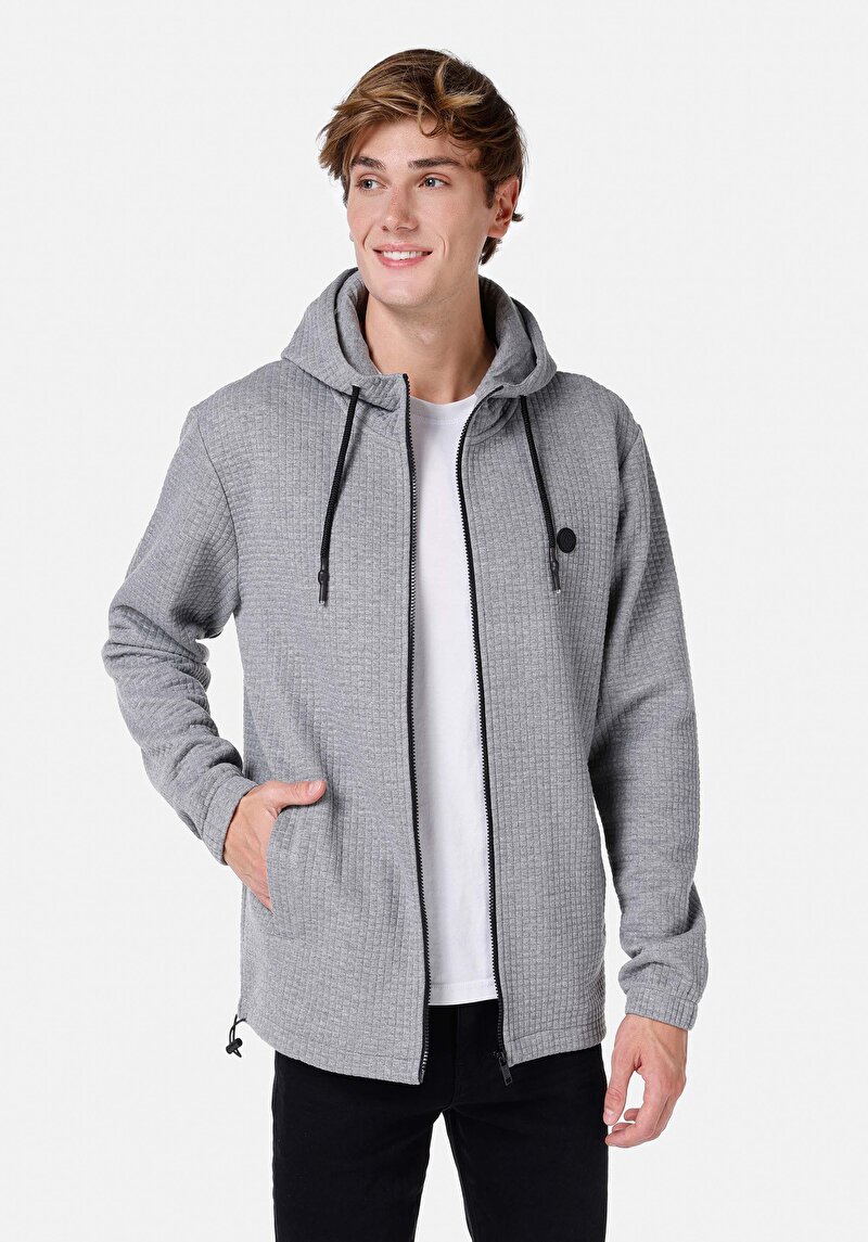 Regular Fit Erkek Gri Ceket