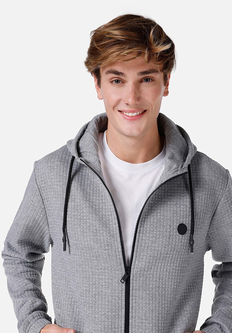 Regular Fit Erkek Gri Ceket