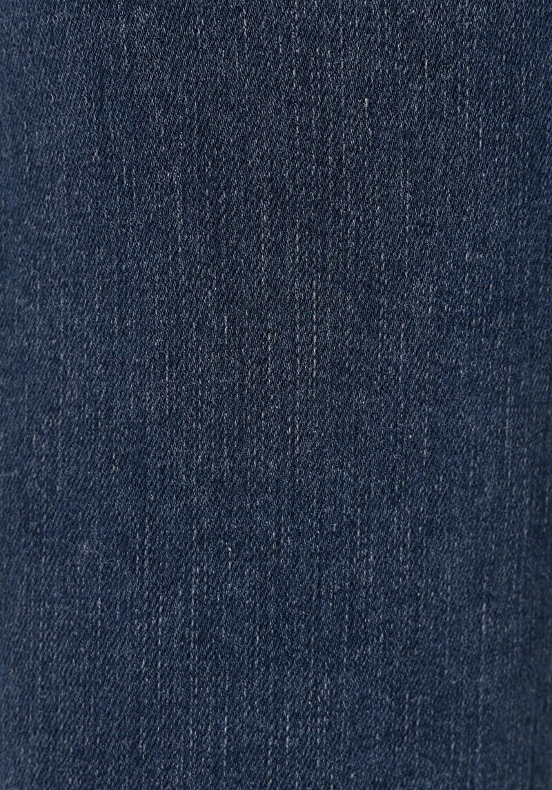 Skinny Fit Yüksel Bel Dar Paça Erkek İndigo Jean Pantolon