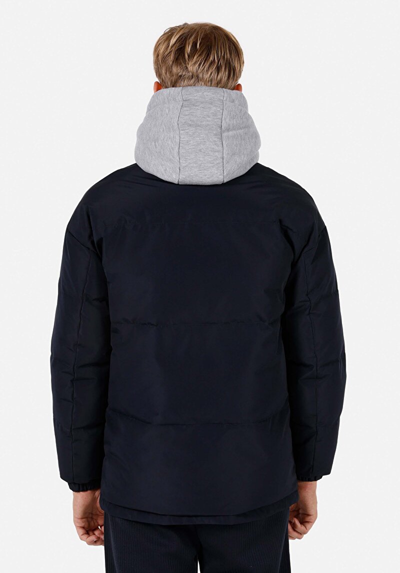 Regular Fit     Erkek Lacivert Mont