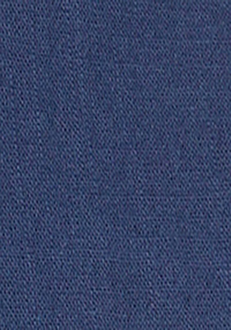 Regular Fit Shirt Neck Düz Erkek Mavi Uzun Kol Gömlek