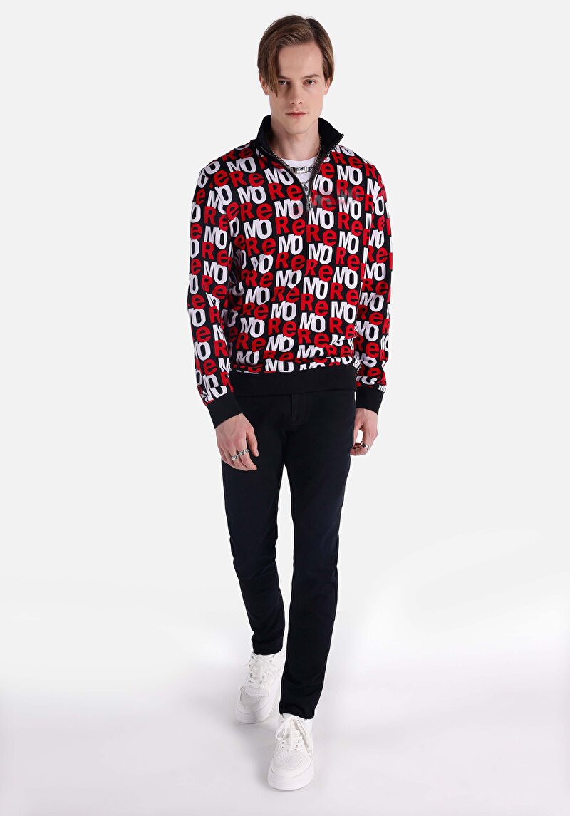 Slim Fit Düşük Bel Dar Paça Erkek Lacivert Jean Pantolon