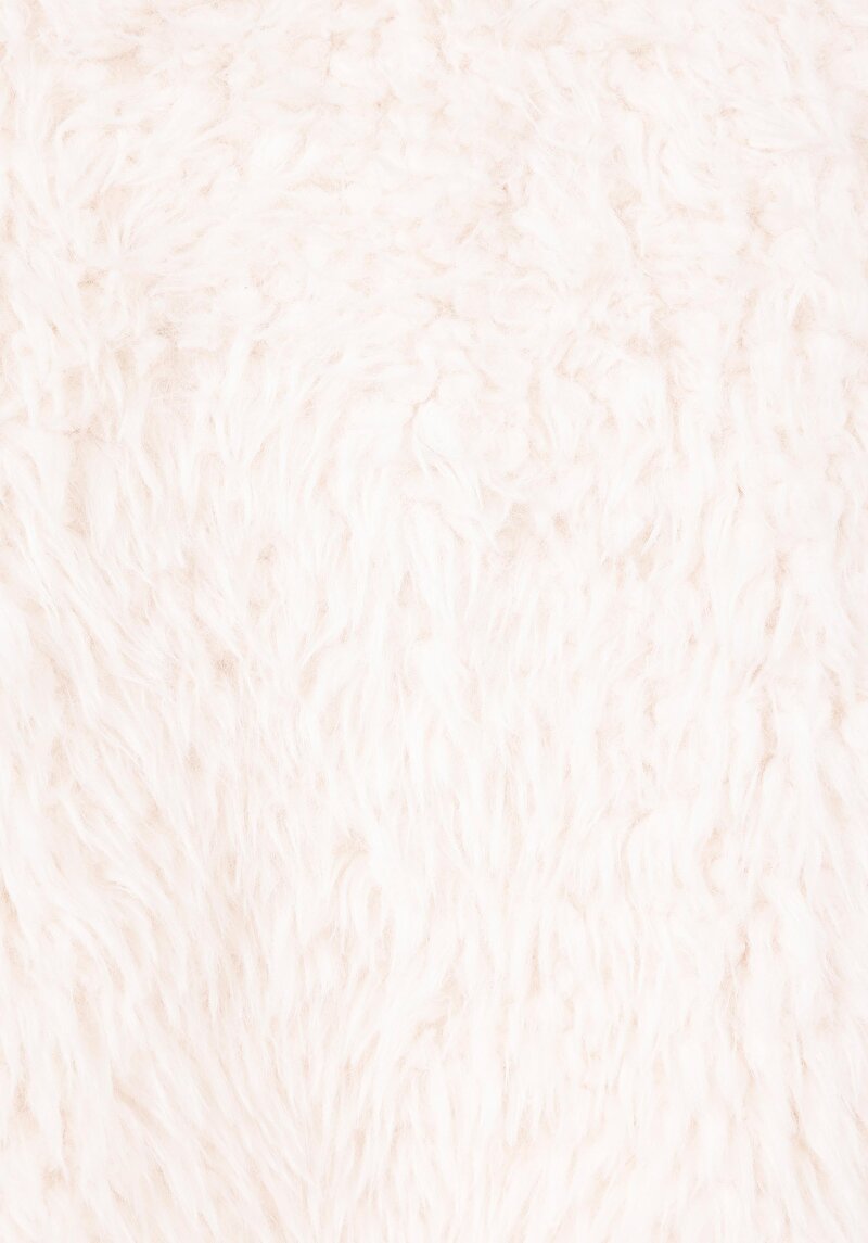 Regular Fit Shirt Neck    Kadın Beyaz Yelek