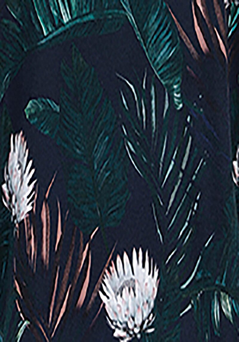 Regular Fit Yuvarlak Yaka Cepsiz Baskılı Erkek Yeşil Kısa Kol Tişört