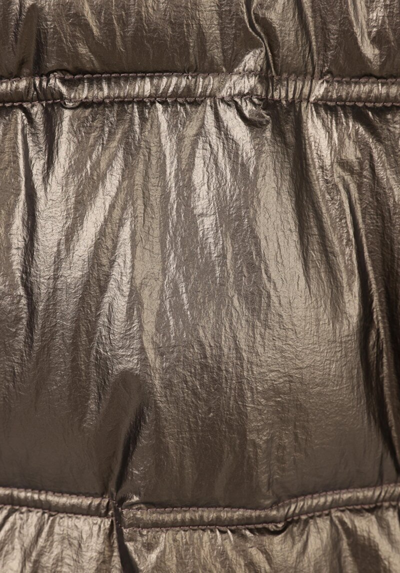 Regular Fit Kapüşonlu    Kadın Yeşil Mont