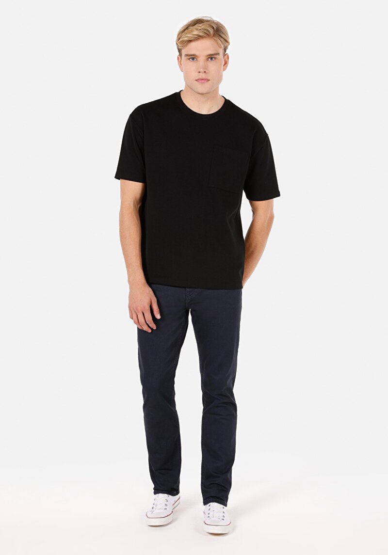 Straıght Fıt Orta Bel Düz Paça Erkek Antrasit Pantolon