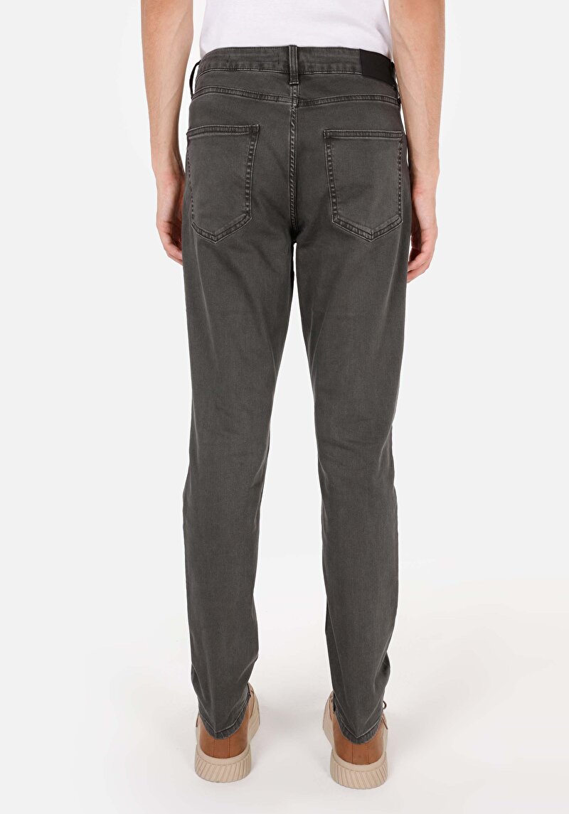 Straıght Fıt Orta Bel Düz Paça Erkek Yeşil Pantolon