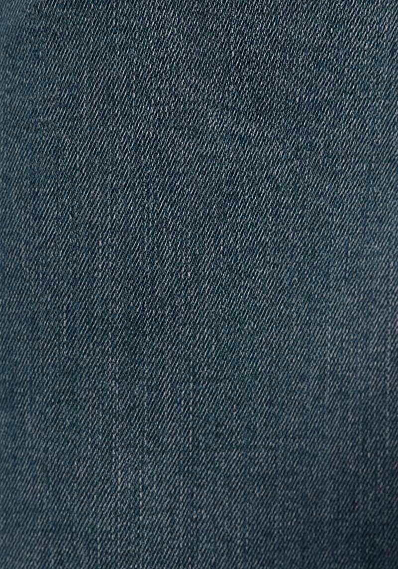 Straight Fit Düşük Bel Düz Paça Erkek İndigo Jean Pantolon