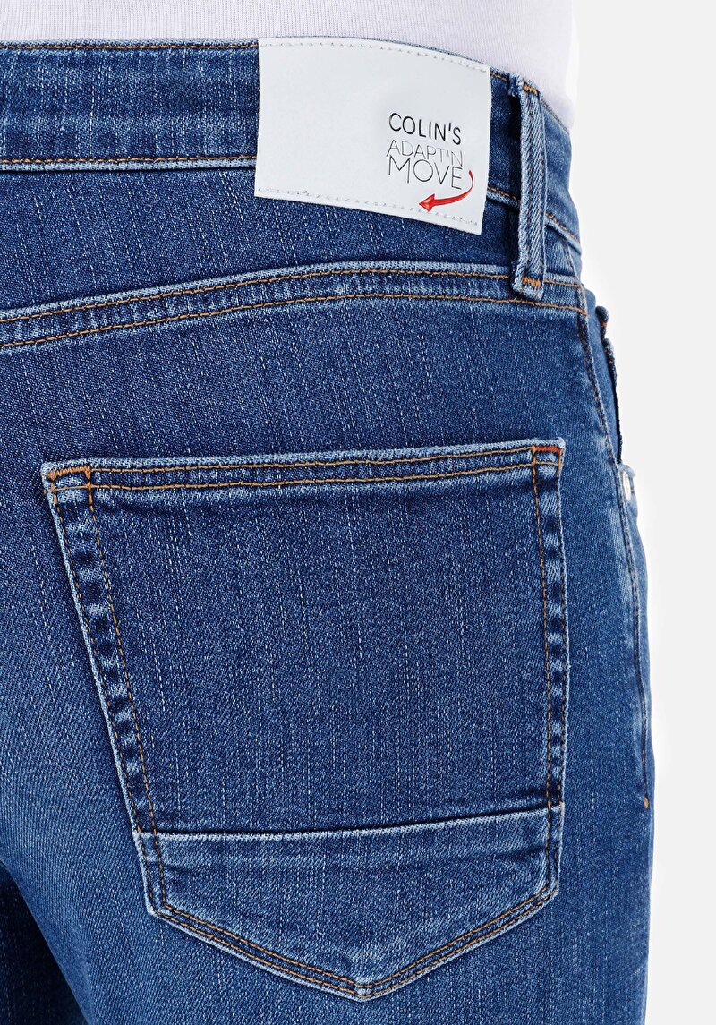 Skinny Fit   Erkek İndigo Jean Pantolon