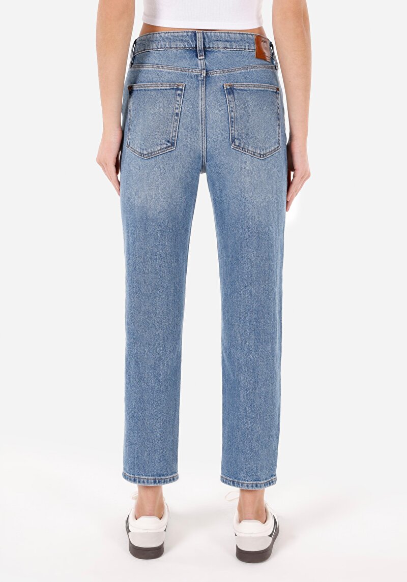 Slim Fit Kadın Denim Jean Pantolon