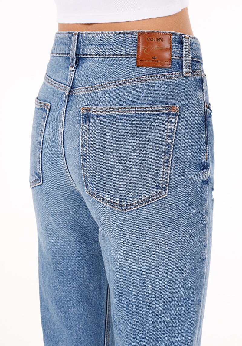 Slim Fit   Kadın Denim Jean Pantolon