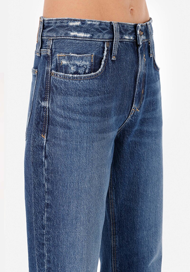 Straight Fit   Kadın Denim Jean Pantolon